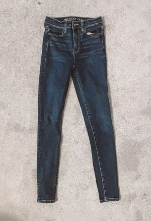 American Eagle Super hi-rise Dark Wash Jeggings thumbnail 1