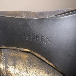 Lauren Ralph Lauren Mylah Metallic Chelsea Booties‎ Women 9.5 Bronze Gold NEW thumbnail 10