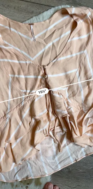 Free People Samifran Long sleeve top peach thumbnail 3