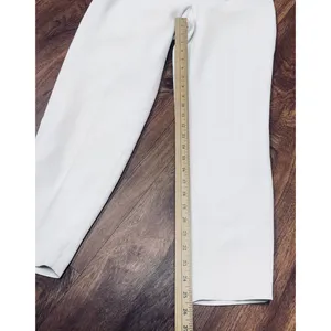 Express Ankle High Rise Trouser Dress White Pants cropped sz 0R career‎ office thumbnail 7
