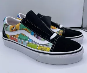 unisex loteria old skool skate multicolor shoes Size Men 4.5 Women 6 thumbnail 4