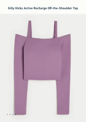 Gilly Hicks Active Recharge Off-the-Shoulder Top - XS thumbnail 5