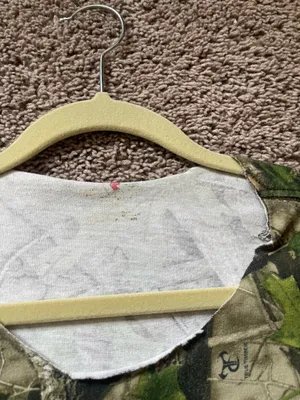 Thrifted camo crop top Green thumbnail 2