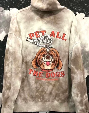Alf Live Forever Pet All The Dogs Shih Tzu Hoodie thumbnail 1