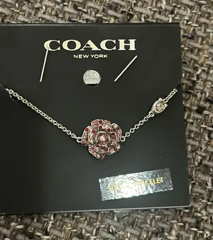 New Coach Sparkling Rose Slider Bracelet thumbnail 1