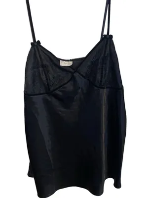 Vintage Expressions Satin Lace chemise mini nightie lingerie romantic Coquette thumbnail 3