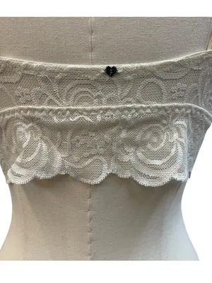 Cami Camisole Fairy Core Coquette PINK Victoria's Secret Lace Bralette Ivory L thumbnail 3