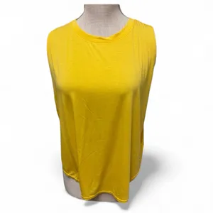 NWT FOUR LAPS Yellow Tank Top Size Large thumbnail 5