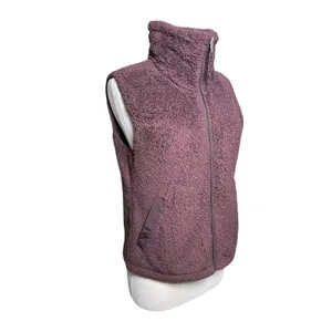THE NORTHFACE Women’s Plum Furry Fleece Zip Front Vest Medium thumbnail 3