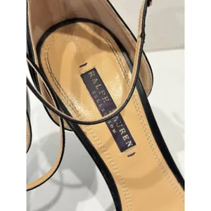 Purple Label‎ Ralph Lauren Collection Womens 8 Black Stiletto Ankle Strap Formal thumbnail 10