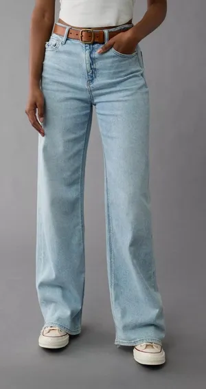 American Eagle Stovepipe Jeans in the "Strigid-2 Short thumbnail 1