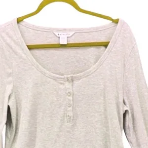 Athleta‎ Womens Henley Heather XL thumbnail 3