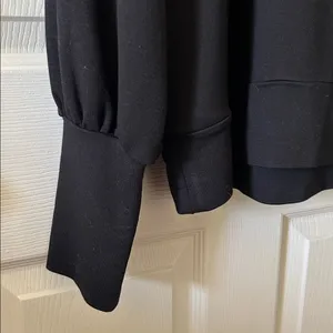 Antonio Melani Indie Sleaze Black Unwind Hoodie Soft Sweatshirt Sz LNWT thumbnail 10