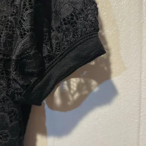 Bibi black lace top size m‎ Size M thumbnail 2