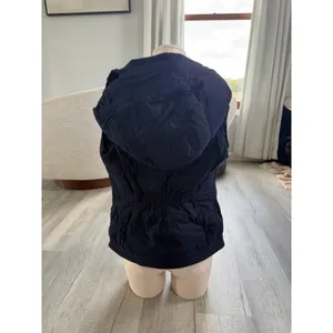 Vintage Abercrombie & Fitch Medium Navy puffer vest thumbnail 3