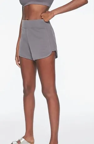 Athleta Serenity Shortie Shorts Gray Small | Modal Soft High Rise Lounge thumbnail 1