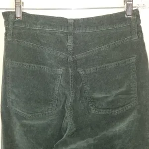 Universal Thread Womens Vintage Straight Green Corduroy Pants 4/27 High Rise thumbnail 14