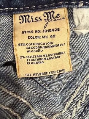 Miss Me Signature Women's Low Rise Medium Wash Denim Jean Shorts Size 30 thumbnail 5