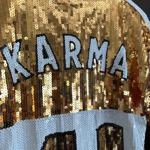 New Orleans Saints | Sequin Karama "Karma" 41 Jersey | Size Large thumbnail 5