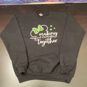 Gildan Black Heavy Blend Sweatshirt thumbnail 1