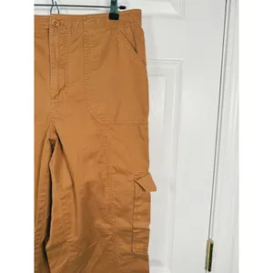 Abercrombie & Fitch Relaxed Cargo Pants Size 31 Brown Camel Utility Streetwear thumbnail 9