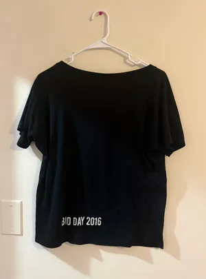 Sigma delta tau tshirt Black Size M thumbnail 3
