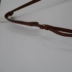 Madewell The Transport Satchel Bag Crossbody in English Saddle Leather Brown thumbnail 4