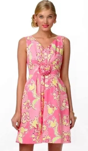 Lilly Pulitzer Parker in Hotty Pink size 4 designer dress thumbnail 1
