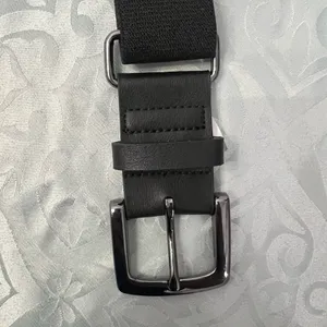 Nike Black Adjustable belt with White Nike logo thumbnail 2