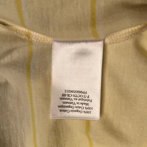 Everlane The Organic Cotton Crew Tee yellow stripe Size S NWT thumbnail 9