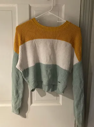 Hollister Striped Sweater thumbnail 1