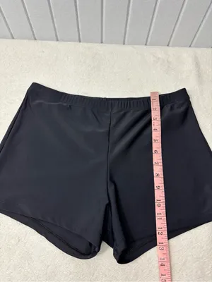 Black Women's‎ Swim Bike Shorts - Classic Comfort Size XL thumbnail 3