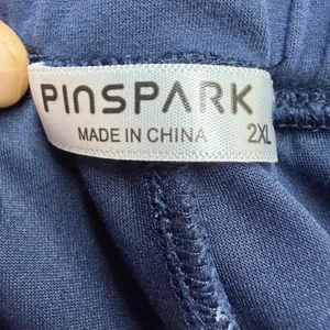 Wide Leg Sweatpants Women 2XL Pinspark Blue Athleisure Loungewear Minimalist thumbnail 3