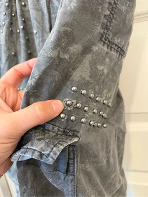 Free People Fly Away Studded Balloon Pants Size 6 thumbnail 6