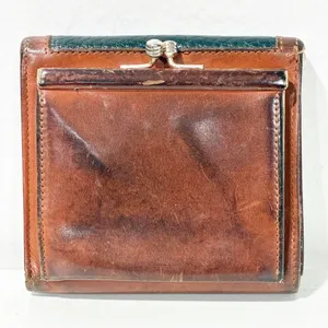Vintage Dooney & Bourke All Weather Leather Wallet Coin Pouch Brown thumbnail 2
