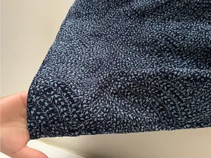 Vintage Blue Botanical Print Midi Skirt Large Cottagecore Church Modest Romantic thumbnail 4