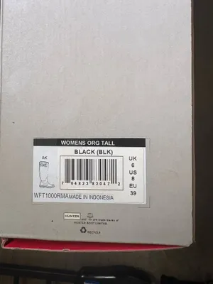 Tall Matte Black Hunter Rain Boots thumbnail 3
