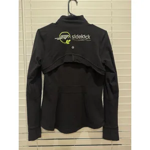 Lululemon Define Jacket Womens 10 Black Full Zip Embroidered Logo thumbnail 5