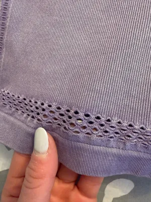 Fabletics Purple Biker Shorts thumbnail 3