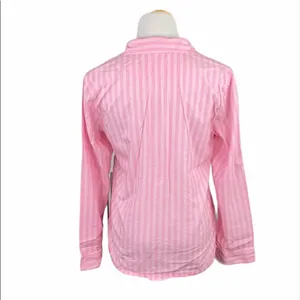 Victoria’s Secret Iconic Pink Striped Button Down Sleep Shirt thumbnail 8