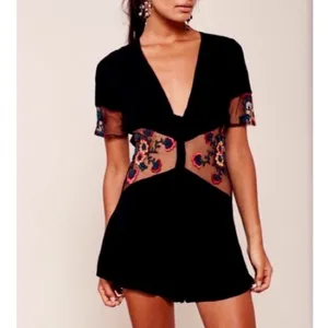 For Love & Lemons Eleanora Romper Size XS thumbnail 2