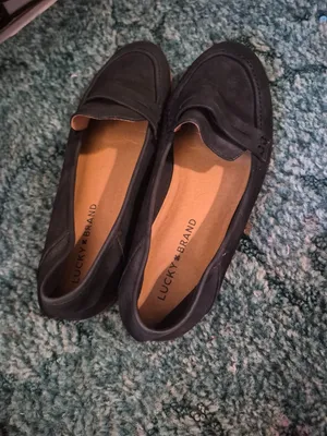 Lucky Brand Black Leather Loafers thumbnail 7