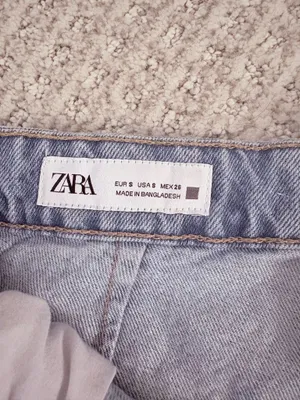ZARA Jean Skirt Denim Small thumbnail 4