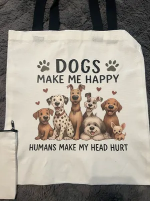 & Other Stories Women’s Extra Large Canvas Tote Bag and Mini Bag thumbnail 3