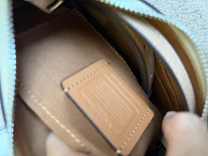 Coach Teri Shoulder Bag Taupe Sand thumbnail 5