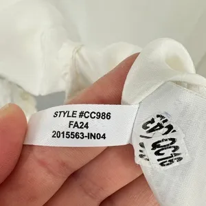 J. Crew Womens XL White Viscose Collared‎ 3/4 Sleeve Top Blouse thumbnail 8