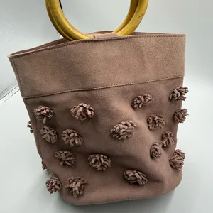 Anthropologie Alana Pommed Bucket Bag thumbnail 4