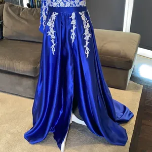 Women’s One Shoulder Full Length Blue Prom Party Dress Size 8 thumbnail 3