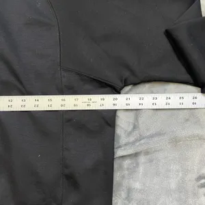 Anrabess sweatshirt Sm black 1/2 zip funnel neck thumbnail 6