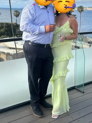 Nasty Gal Tiered Ruffle Chiffon Maxi Dress thumbnail 6